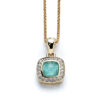 Laguna Mini Solana Yellow Gold Diamond Necklace