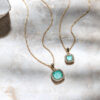Laguna Solana Cushion Necklace on Stone