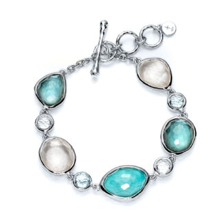 Laguna Key Sea Pebble Gemstone Link Bracelet