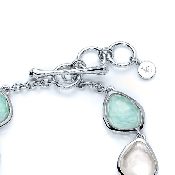 Close up of bracelet clasp