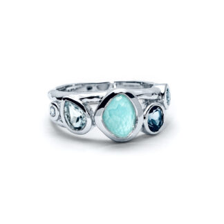 Laguna Sea Pebble Multistone Ring