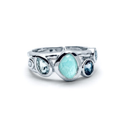 Laguna Sea Pebble Multistone Ring
