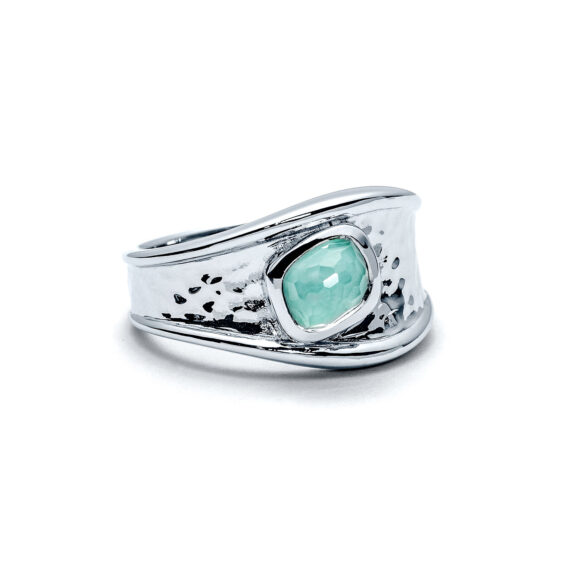 Laguna Sea Pebble Waveform Ring