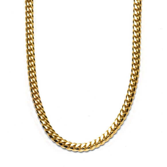 14K Yellow Gold Miami Cuban 3.3mm Chain