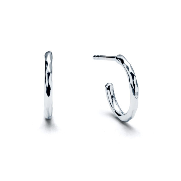 Waveform Hoop Earring - 12mm