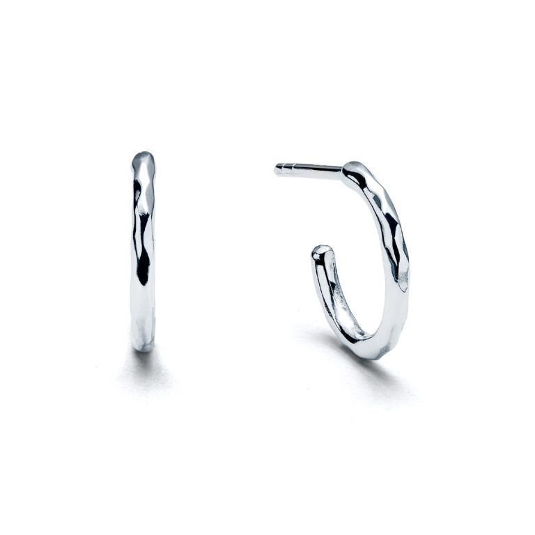 Waveform Hoop Earring - 12mm