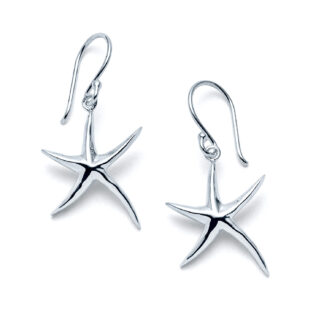 Tidal Starfish Charm Earrings