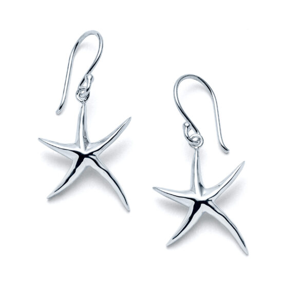Tidal Starfish Charm Earrings