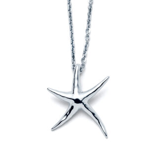 Tidal Starfish Charm Necklace