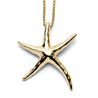 Tidal Starfish Gold Necklace