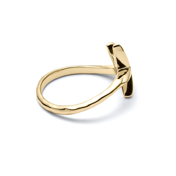 Vinoy Starfish Gold Ring Side