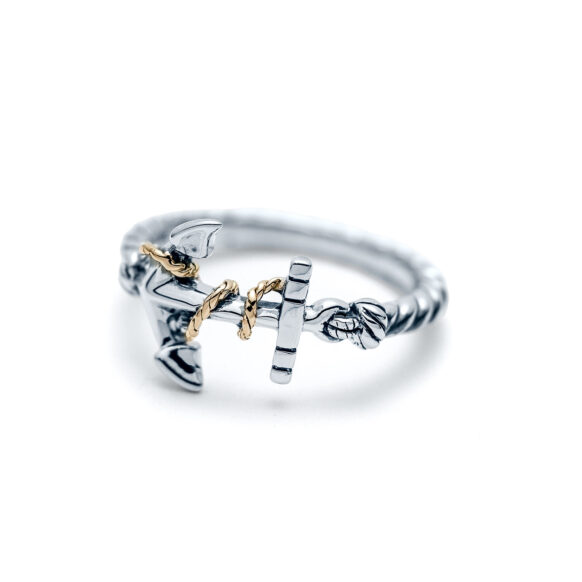 Two-tone Anchor Ring Front