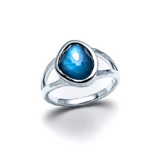 Atlantic Sea Pebble Mini Ring