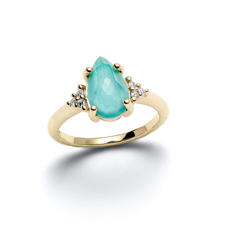 Laguna Maya Yellow Gold Diamond Ring
