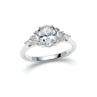 Avilaine White Gold Diamond Ring