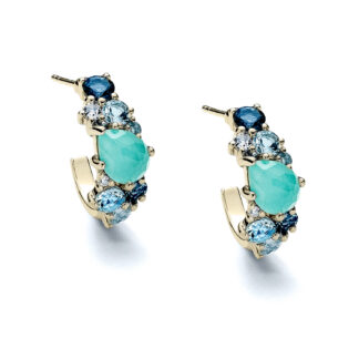 Laguna Alani Yellow Gold Hoop Earrings