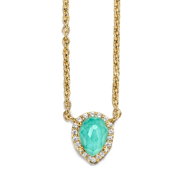 Laguna Aura Yellow Gold Diamond Necklace