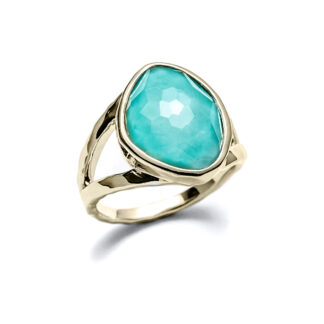 Laguna Sea Pebble Yellow Gold Ring