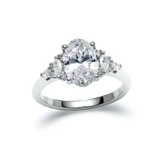 Grand Avilaine White Gold Diamond Ring
