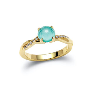 Laguna Auralei Yellow Gold Diamond Ring