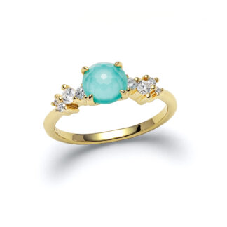 Laguna Celestra Yellow Gold Diamond Ring