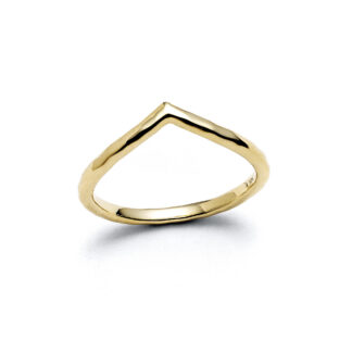 Coronado Yellow Gold Stacking Diamond Band