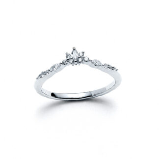 Valencia White Gold Diamond Band