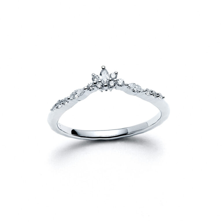 Valencia White Gold Diamond Band