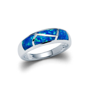 Blue Opal Coastal Ring