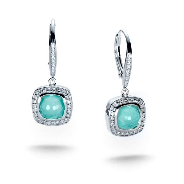 Laguna Solana Cushion Diamond Earrings